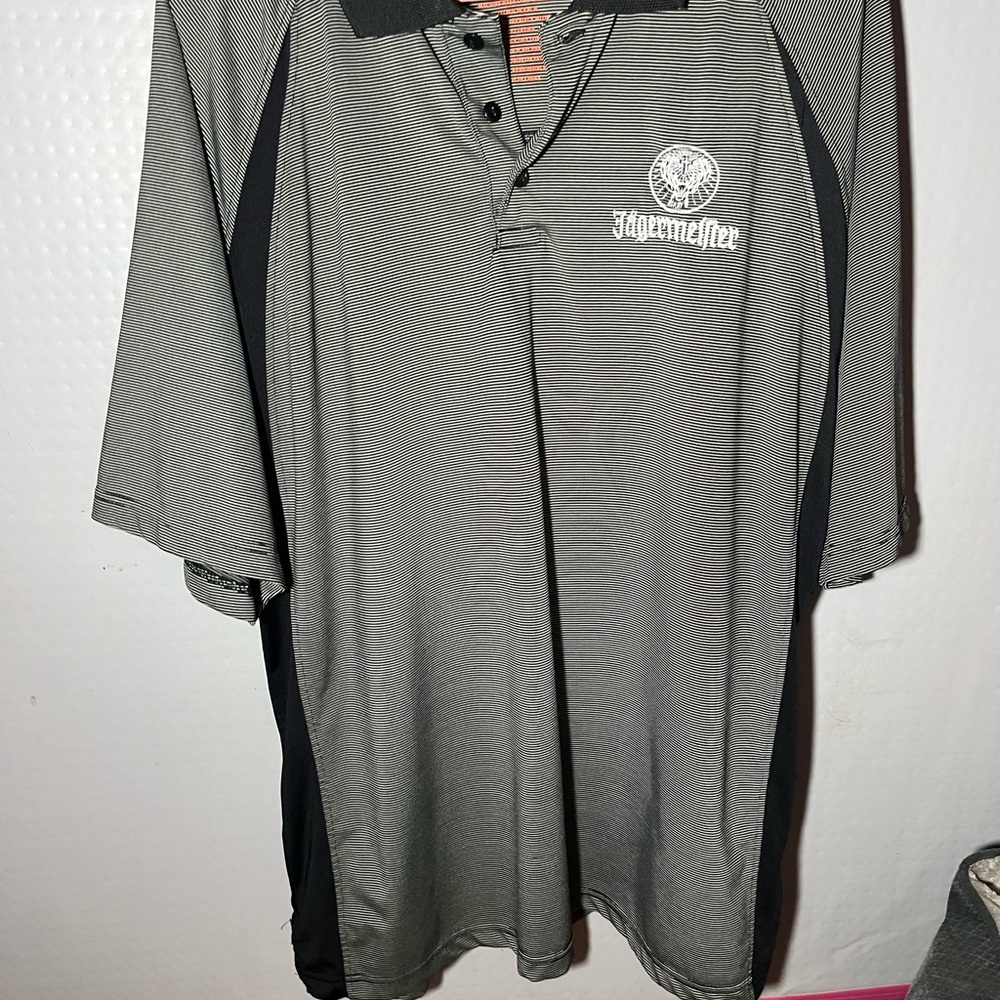 Jagermeister Gray Polo Shirt with Logo